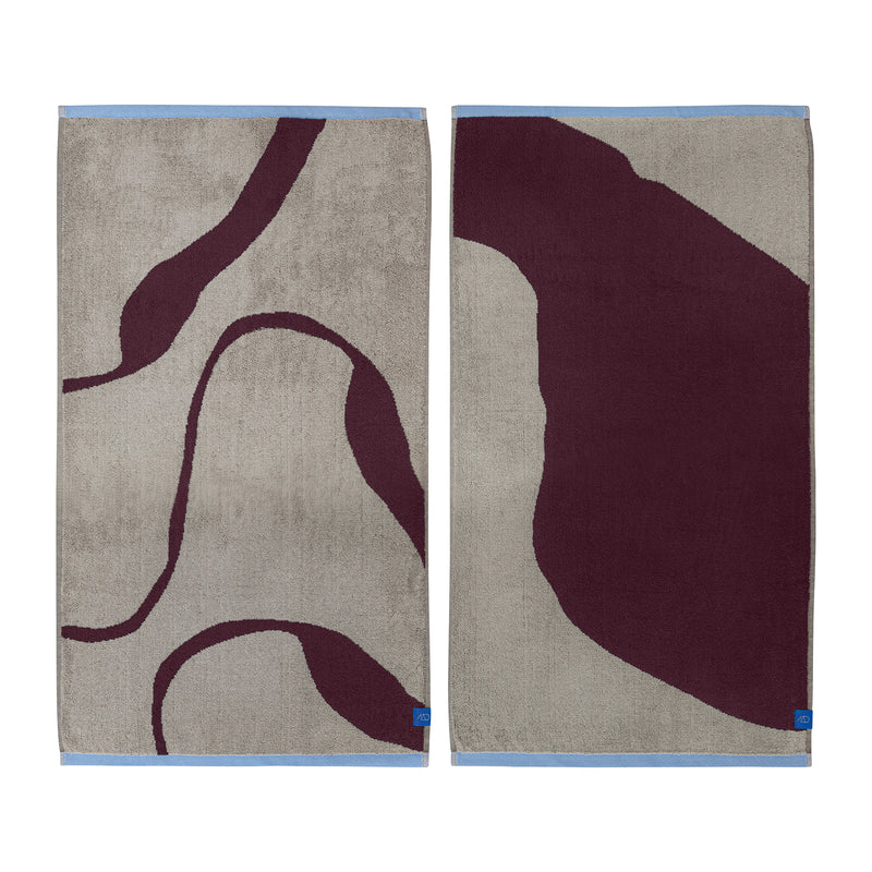 Mette Ditmer - Nova Arte Handtuch | wine/sand