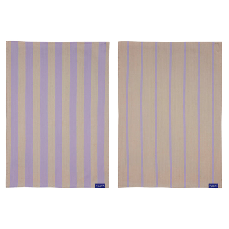 Mette Ditmer - Stripes Küchenhandtuch | sand