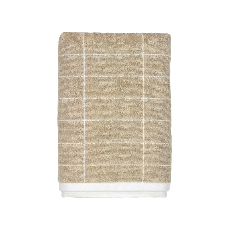 Mette Ditmer - Tile Handtuch | sand/off-white
