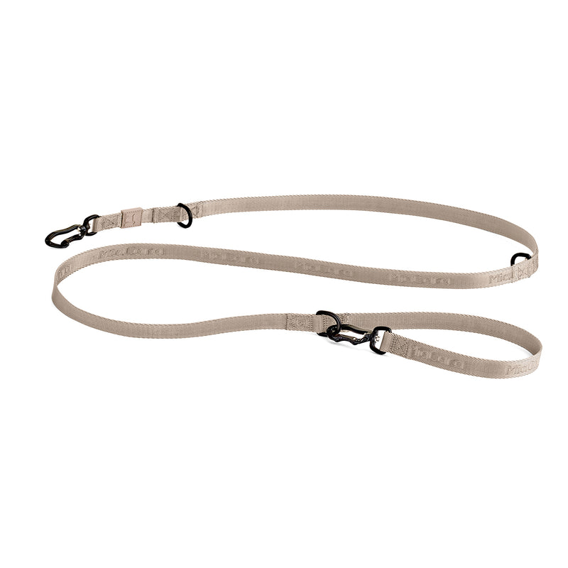 MiaCara - Modena Hundeleine | 250 cm / greige