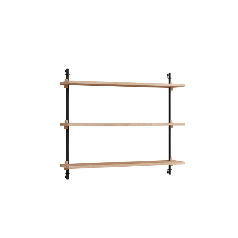 Moebe - Wall Shelving System | Eiche geölt / schwarz