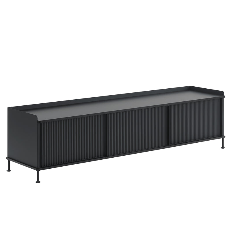 Muuto - Enfold Sideboard | 186 x 45 cm / schwarz