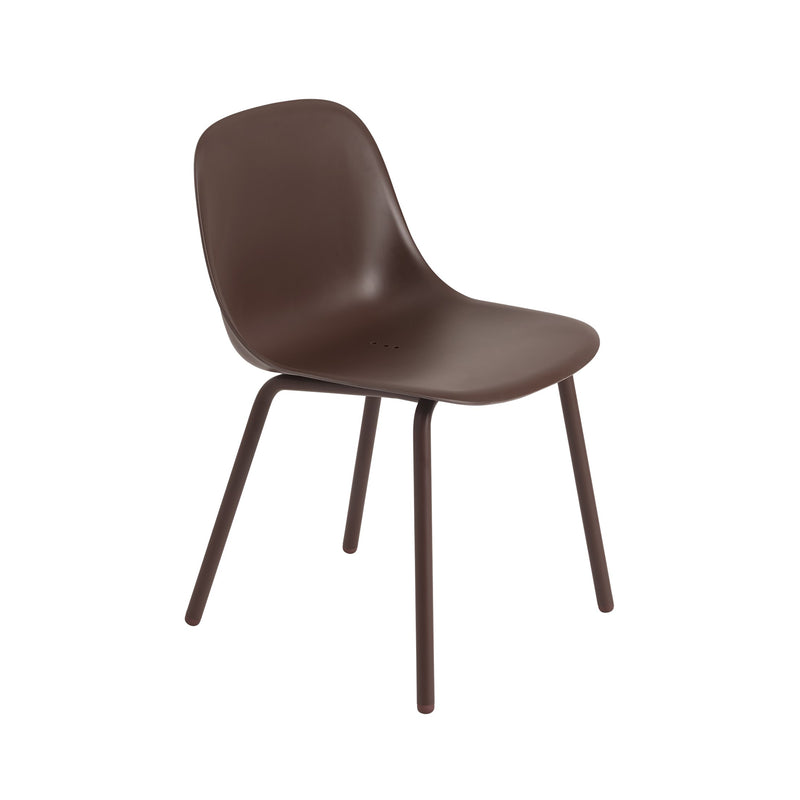 Muuto - Fiber Outdoor Side Chair | braun-rot