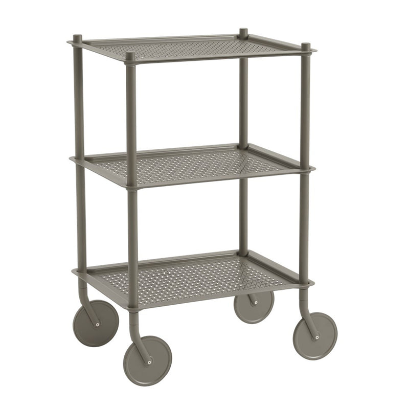 Muuto - Flow Beistellwagen | 3 Etagen / taupe