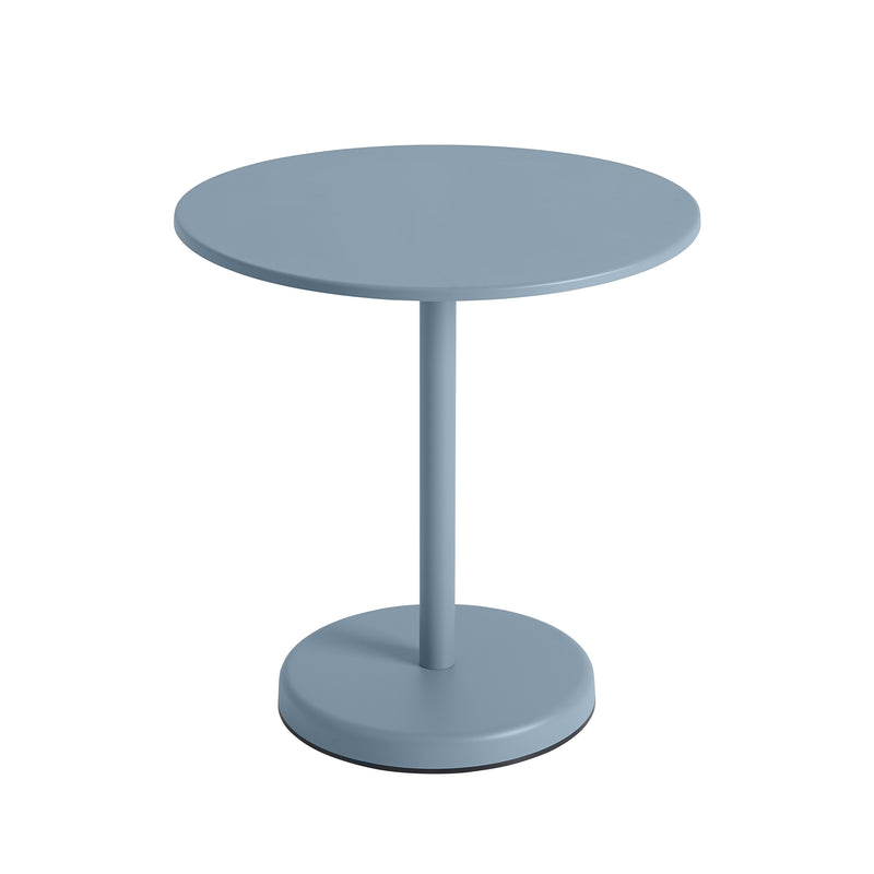 Muuto - Linear Steel Bistrotisch | Ø 70 x H 73 cm / hellblau