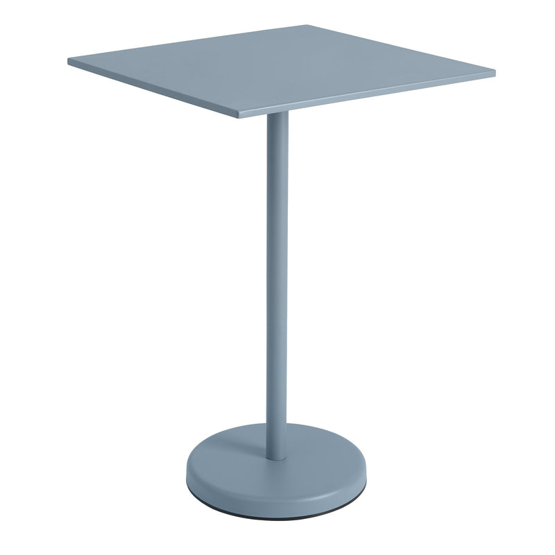 Muuto - Linear Steel Bistrotisch | 70 x 70 cm, H 105 cm / pale blue