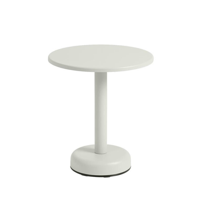 Muuto - Linear Steel Outdoor Kaffeetisch | Ø 42 x H 47 cm / grau
