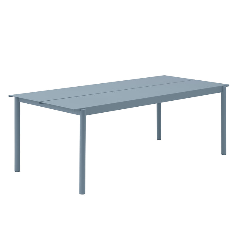 Muuto - Linear Steel Tisch | 220 x 90 cm / hellblau