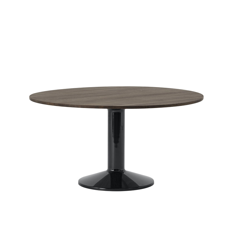 Muuto - Midst Esstisch | Ø 140 cm / Eiche dunkel geölt/schwarz