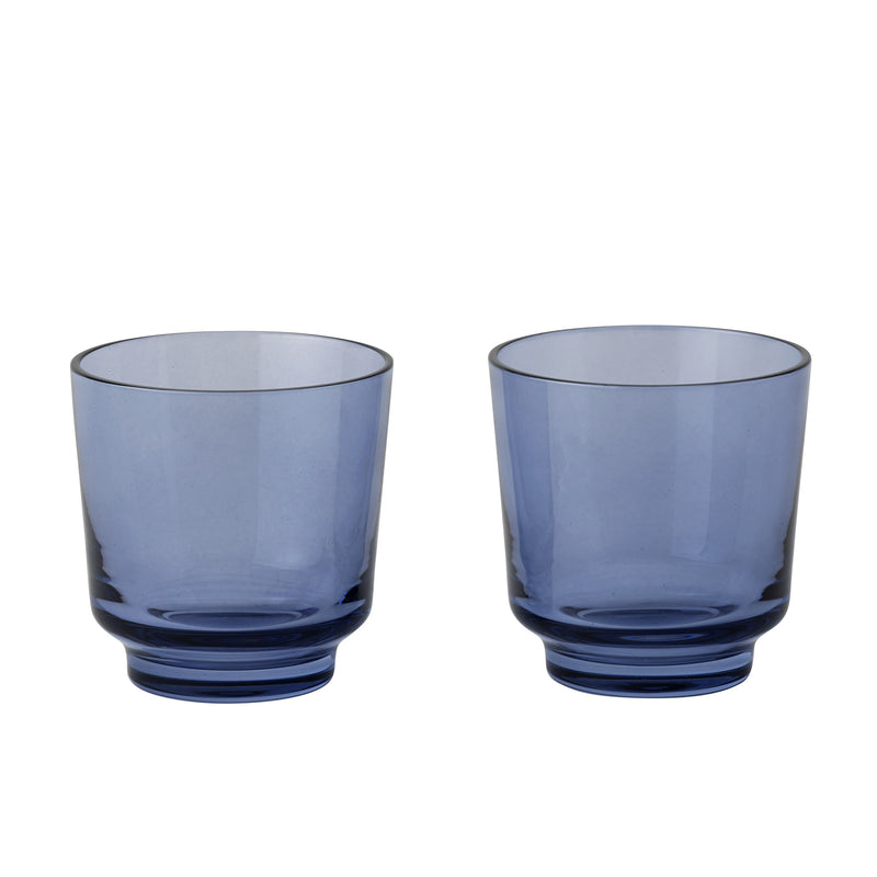 Muuto - Raise Trinkglas 2er-Set | 20 cl / dunkelblau