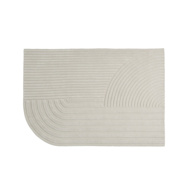 Muuto - Relevo Teppich | 170 x 240 cm / off-white