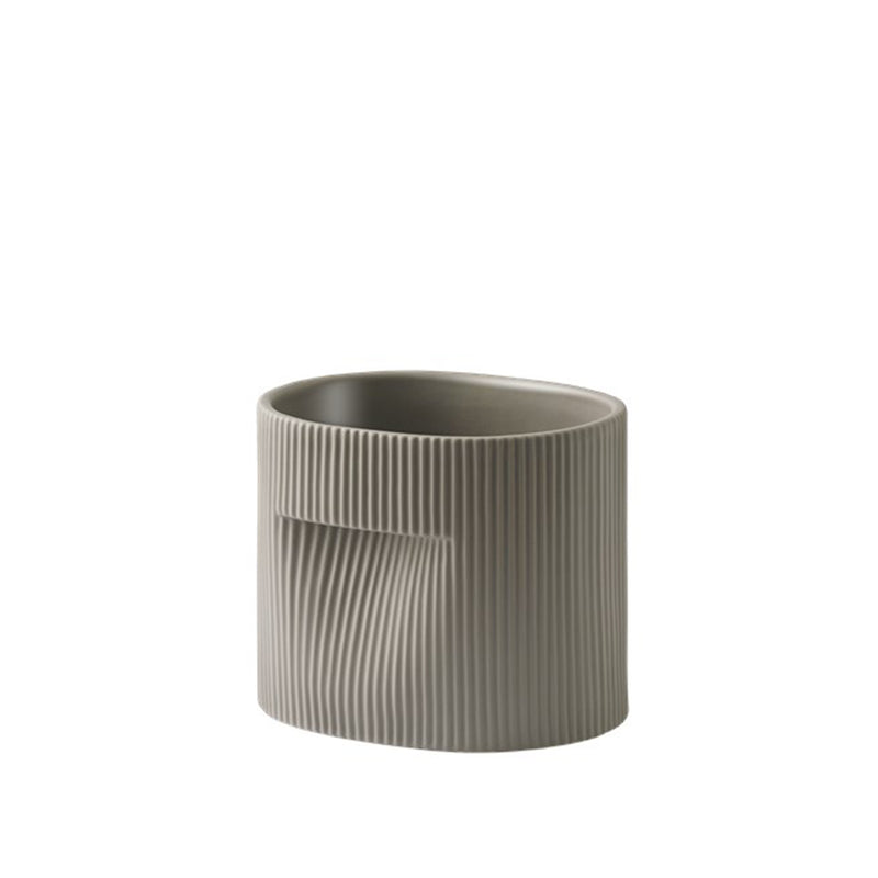 Muuto - Ridge Blumentopf | H 15 cm / taupe