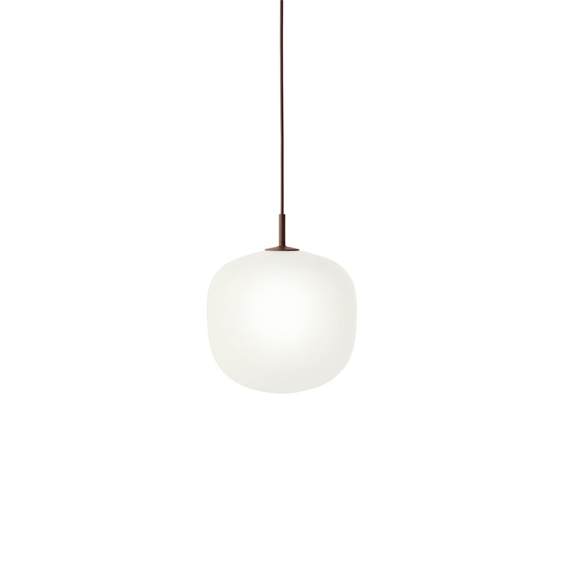 Muuto - Rime Pendelleuchte | Ø 25 cm / dunkelrot