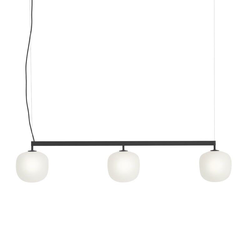Muuto - Rime Rail Pendelleuchte | schwarz