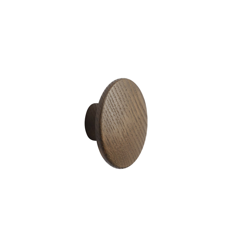 Muuto - Wandhaken "The Dots Wood" | XS / dunkelbraun