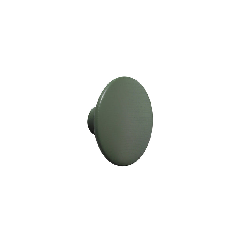 Muuto - Wandhaken "The Dots Wood" | XS / dunkelgrün