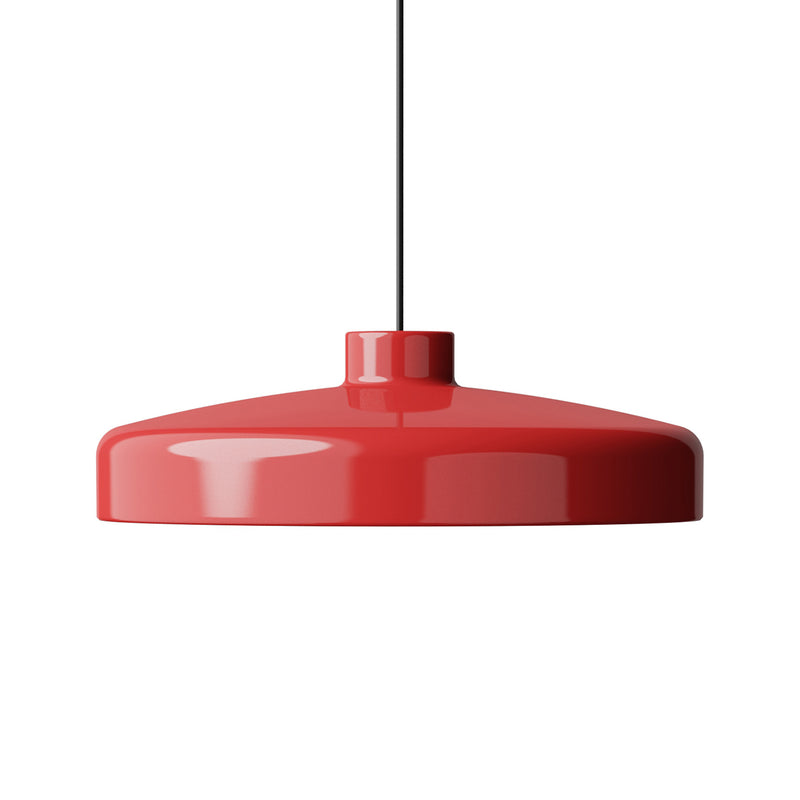 NINE - Lacquer LED Pendelleuchte | Large / rot