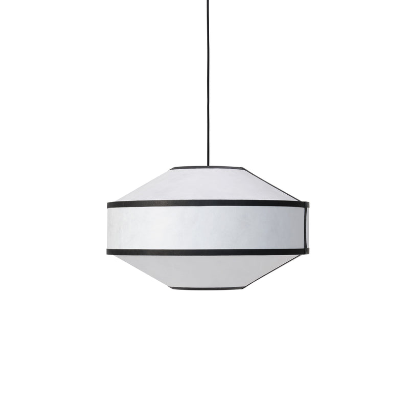 New Works - Kite Pendelleuchte | Ø 55 cm / black Tyvek