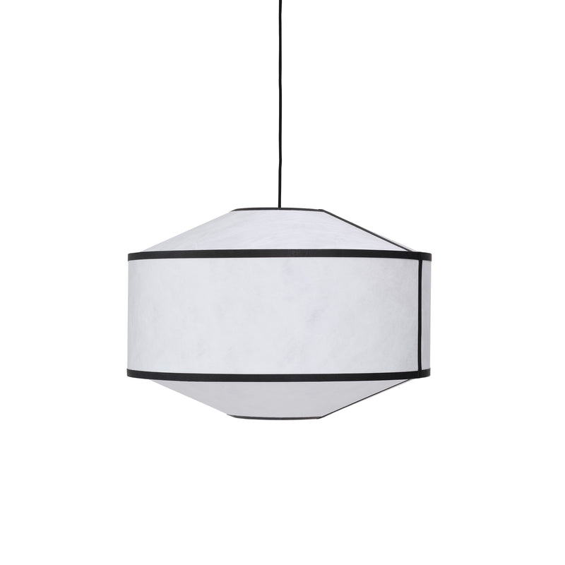 New Works - Kite Pendelleuchte | Ø 65 cm / black Tyvek