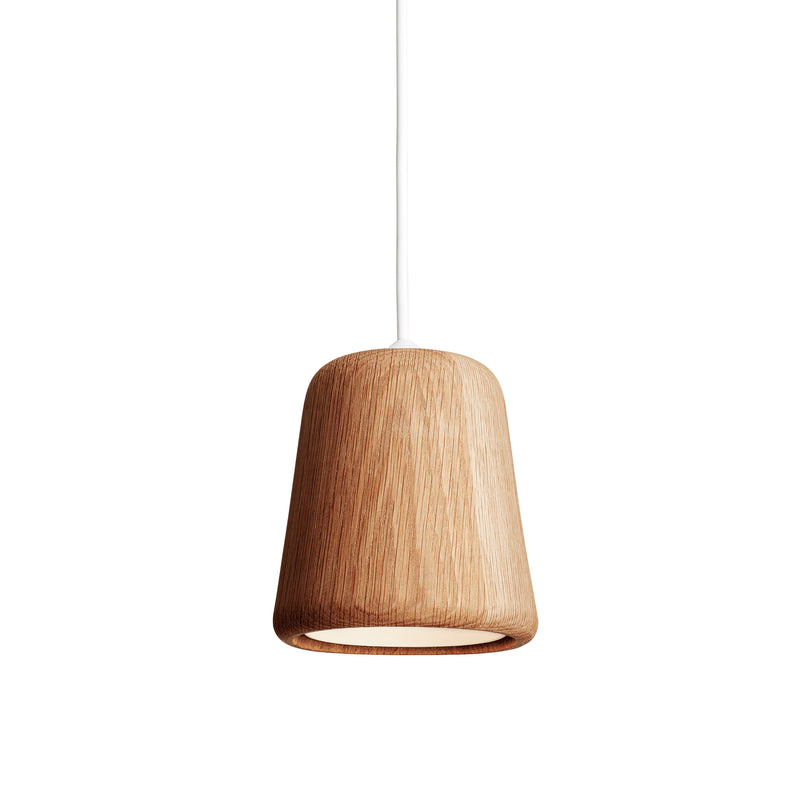 New Works - Material Pendelleuchte | eiche/weiß