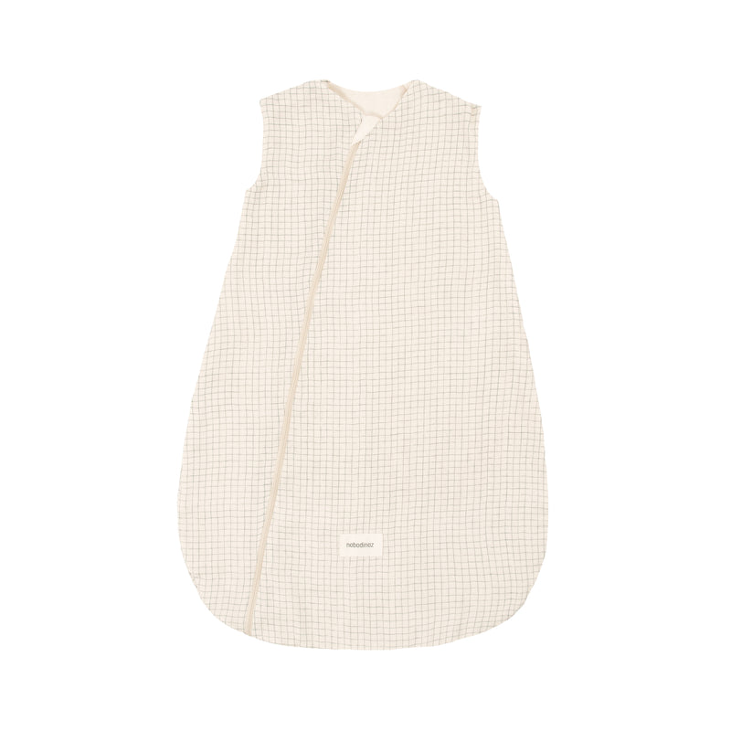 Nobodinoz - Sweety Baby-Schlafsack | 0-6 Monate / blue grid
