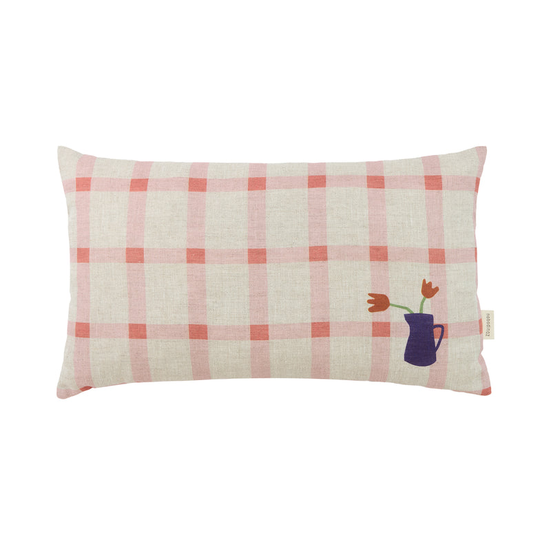 Nobodinoz - Vibes Kissen | 44 x 25 cm / tulpen,pink