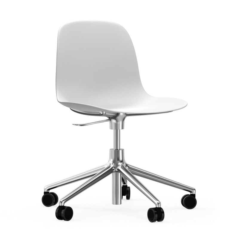 Normann Copenhagen - Form Bürodrehstuhl | weiß / aluminium