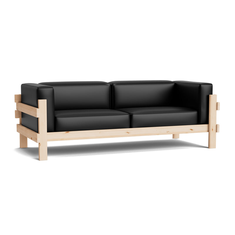 Normann Copenhagen - Kube 3 Sofa | Ultra Leder 41599 / Kiefer