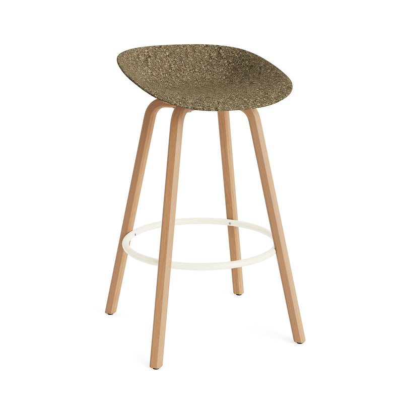 Normann Copenhagen - Mat Barhocker | Fußstütze cream / H 75 cm / seaweed