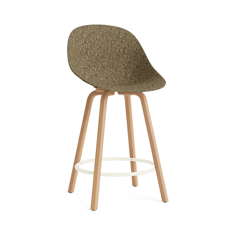 Normann Copenhagen - Mat Barstuhl | Fußstütze cream / H 65 cm / seaweed