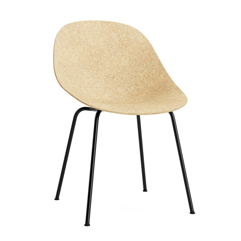 Normann Copenhagen - Mat Stuhl Stahl | Hemp / schwarz