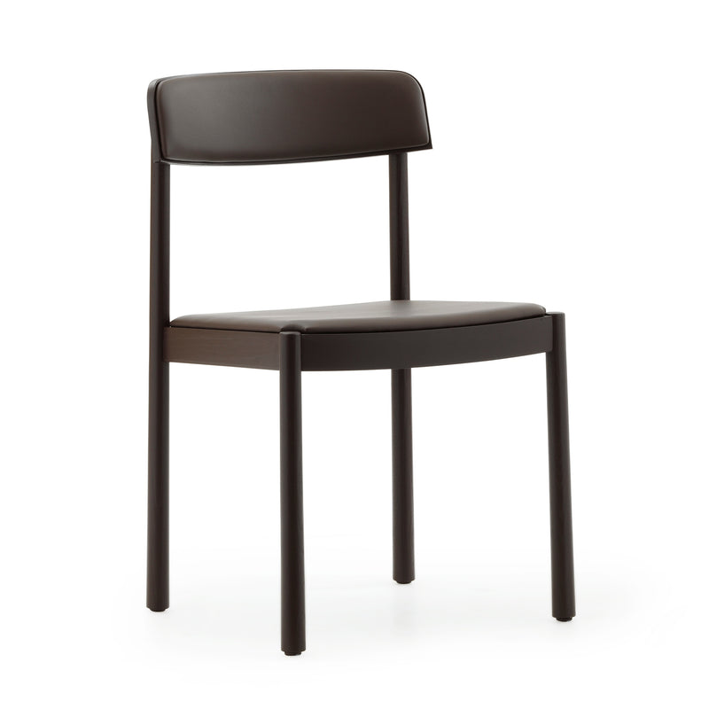 Normann Copenhagen - Timb Stuhl | Ultra Leder chocolate (41589) / braun