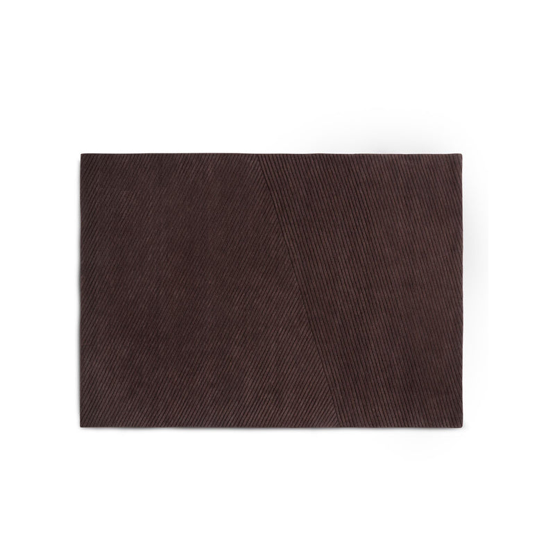 Northern - Row Teppich | 170 x 240 cm / dark brown