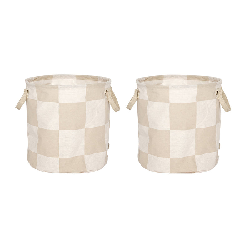 OYOY - Chess Aufbewahrungskorb | 2er-Set / Ø 32 cm