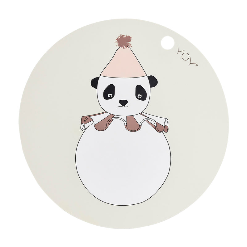 OYOY - Platzset PomPom | Panda/off white