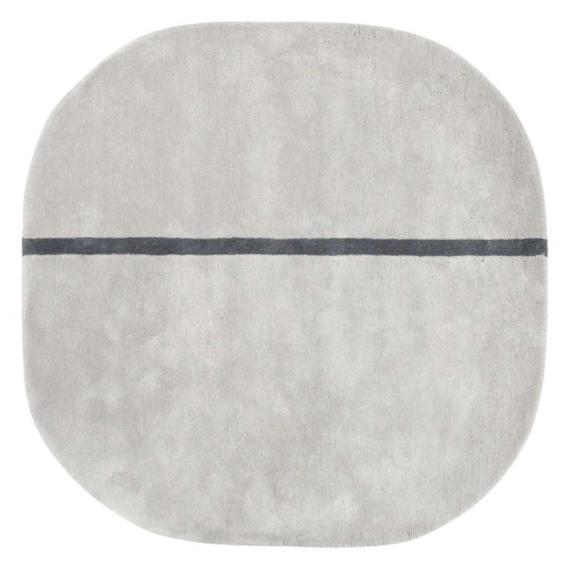 Normann Copenhagen - Oona Teppich | 140 x 140 cm / grau