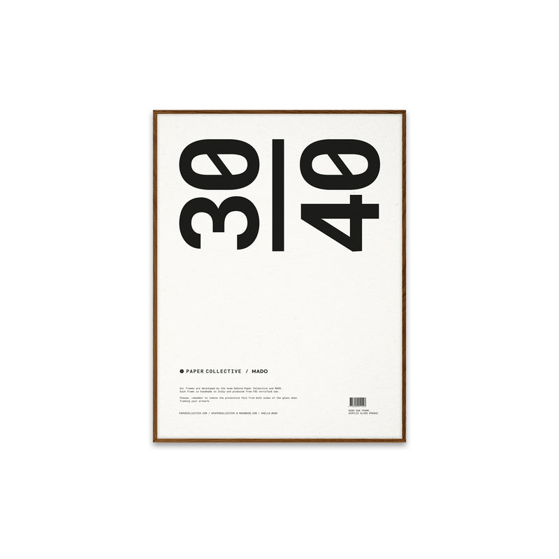 Paper Collective - Bilderrahmen | Eiche / 30 x 40 cm / dunkel