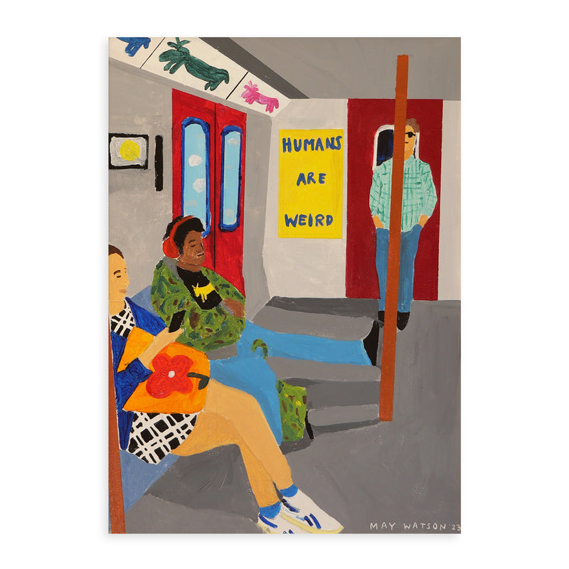 Paper Collective - Humans Are Weird Poster | 70 x 100 cm