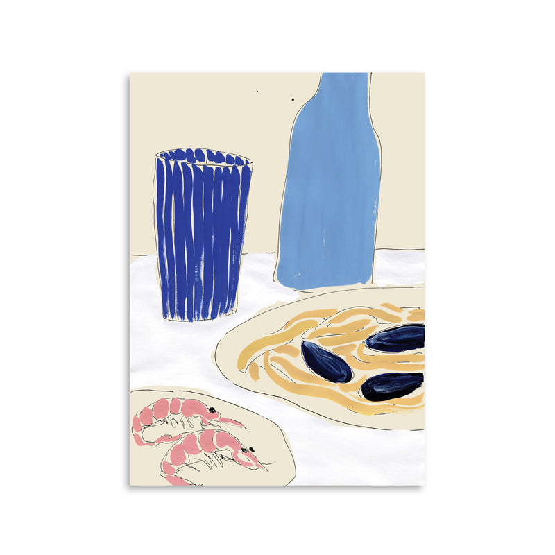 Paper Collective - Positano Lunchtime Poster | 50 x 70 cm