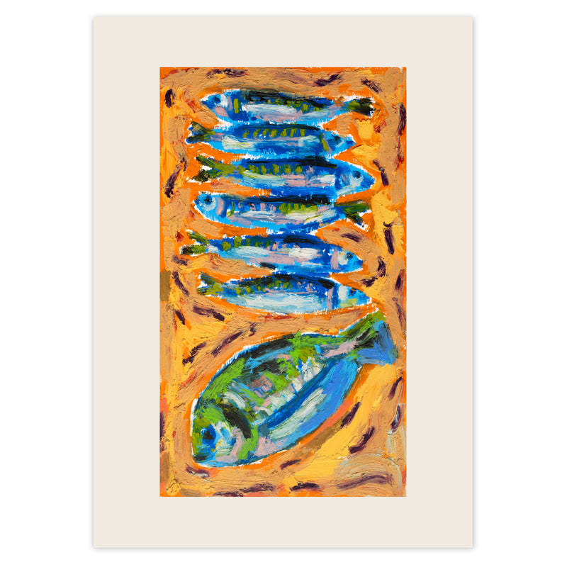 Paper Collective - Seven Fish Poster | 100 x 140 cm