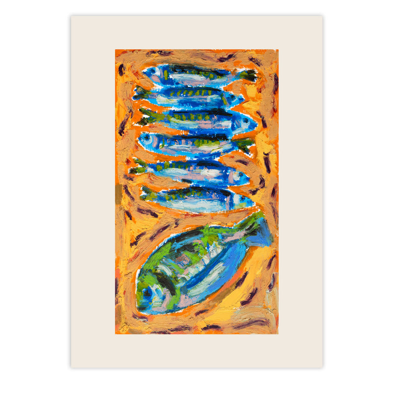 Paper Collective - Seven Fish Poster | 70 x 100 cm