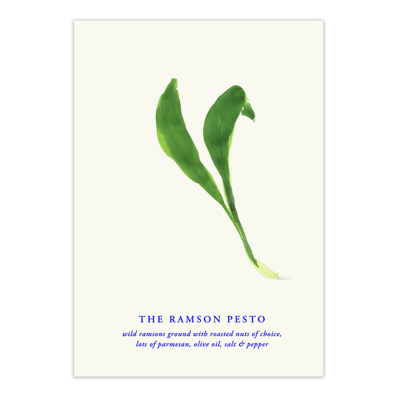 Paper Collective - The Ramson Pesto Poster | 70 x 100 cm