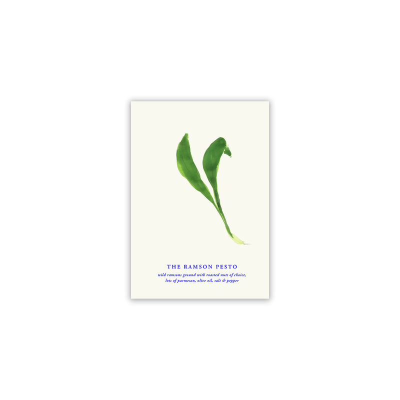 Paper Collective - The Ramson Pesto Poster | A4