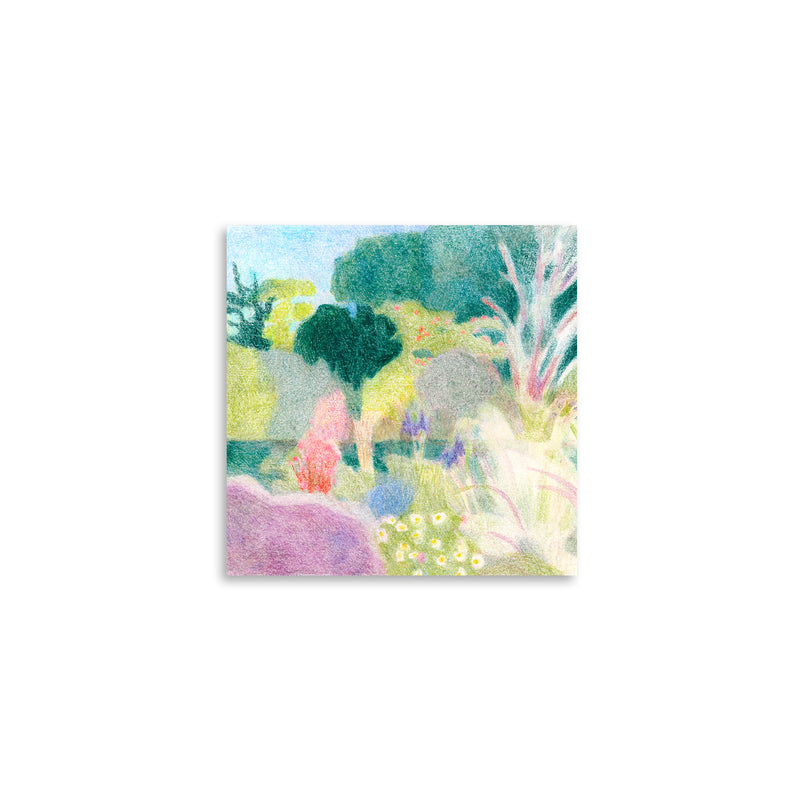 Paper Collective - Un Jardin à Kergoët Poster | 30 x 30 cm