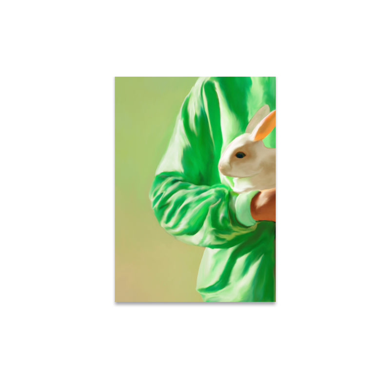 Paper Collective - White Rabbit Poster | 30 x 40 cm