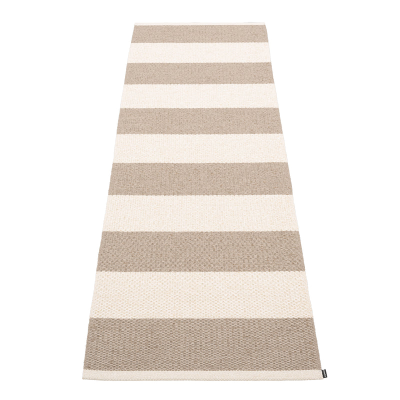 Pappelina - Bob Teppich | 70 x 225 cm / mud/vanilla