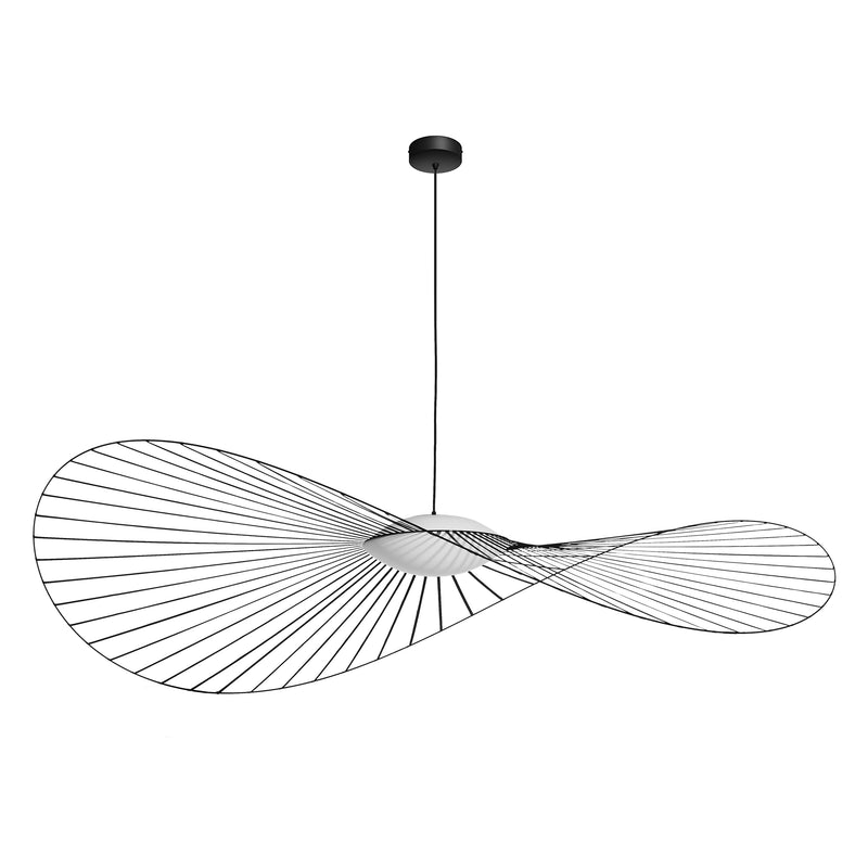 Petite Friture - Vertigo Nova LED Pendelleuchte | Ø 190 cm / schwarz/weiß