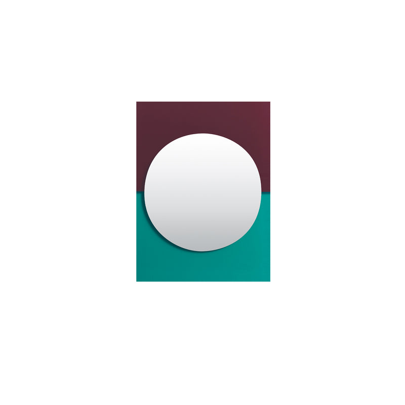 Petite Friture - Wander Spiegel | 67 x 90 cm / Emerald, Cherry