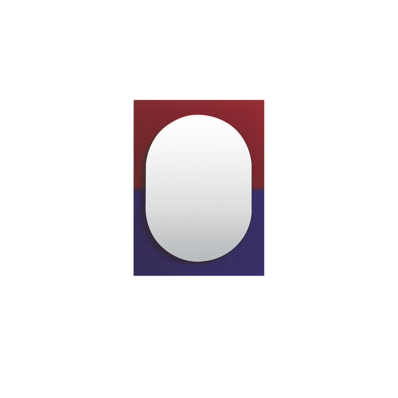 Petite Friture - Wander Spiegel | 67 x 90 cm / Purple, Brown Red