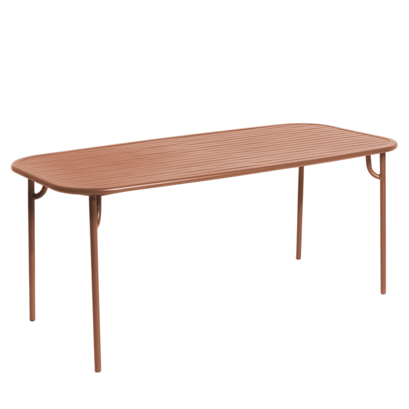 Petite Friture - Week-End Tisch | 180 x 85 cm / terracotta
